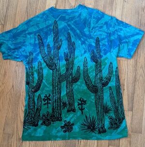 Vintage 90s Local Color! Art Clothes T-Shirt L - Mary Lee Signed Single Stitch